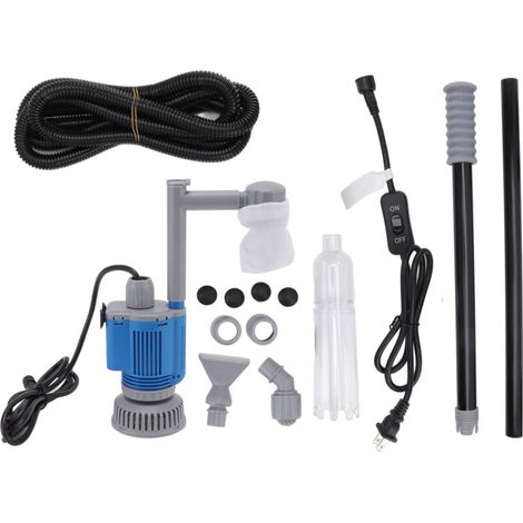 Nettoyeur Électrique de Gravier pour Aquarium 1700L/H 28W – Puissant et Compact pour Eau Douce ou de Mer