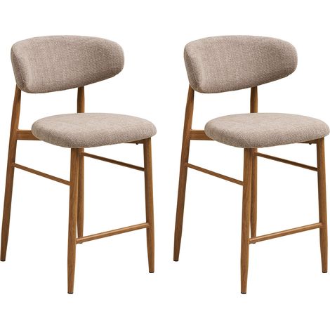 Cara tabouret de comptoir couleur sable. (1/5)