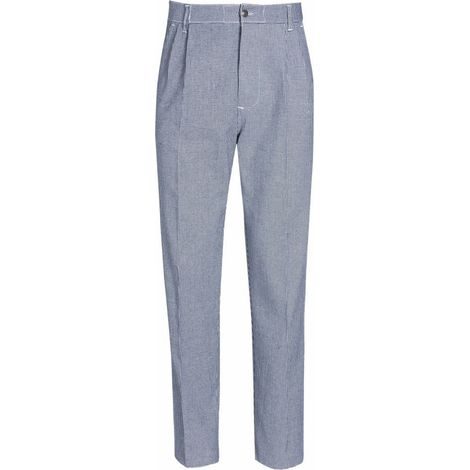 Pantalon de cuisine ceinture élastiquée Robur Oural 100% coton Pied-de-Poule 58.