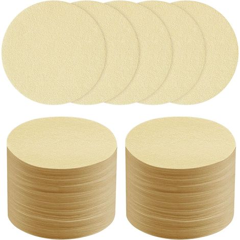 Kaffeefilterpapier, 400 Blatt x 51 mm, runde Papierkaffeefilter, Ersatz für Papiermikrofilter, geeignet für Kaffeemaschinen und Espressomaschinen - Naturfarbe.