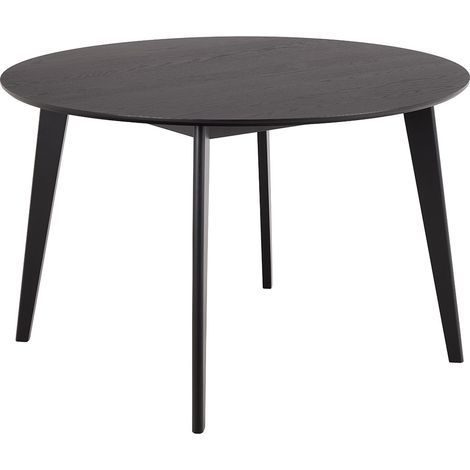 Roxby Esstisch 120x120cm Schwarz.