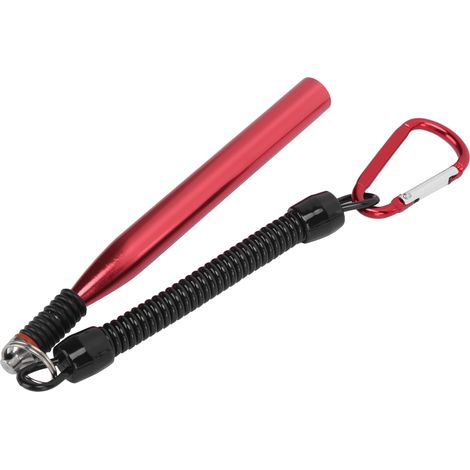 Accessoires de pêche pour leurres souples en alliage d'aluminium, outil pour montage Wacky Worm avec 100 joints toriques (rouge) (1/5)