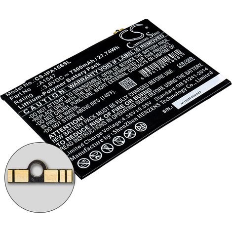 NX - Batterie tablette compatible Apple 3.8V 7300mAh - A1547 (1/3)