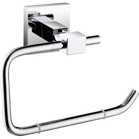 Bristan SQ ROLL C Square Toilet Roll Holder Brass Chrome Plated