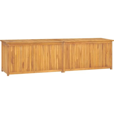 Boîte de jardin 200x50x55 cm Bois massif de teck vidaXL
