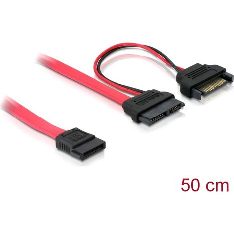Cable Slim SATA All in One 13Pin H + Sata Power 15Pin