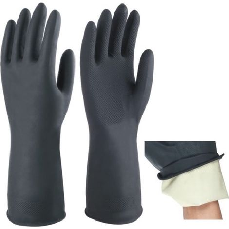 Gants de vaisselle - Gants de nettoyage - Gants ménagers - Gants imperméables - Gants résistants à la chaleur - Gants taille XL - Gants antidérapants - Gants en latex - Gants de travail (1/4)