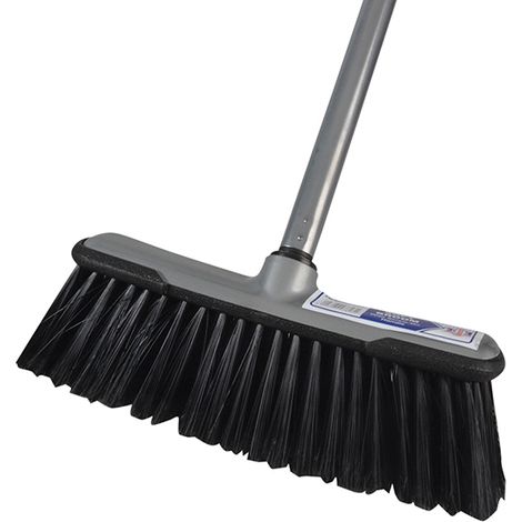 Faithfull PB102SHFA Soft Broom with Screw On Handle 300mm 12in FAIBRSOFTDIY (1/5)