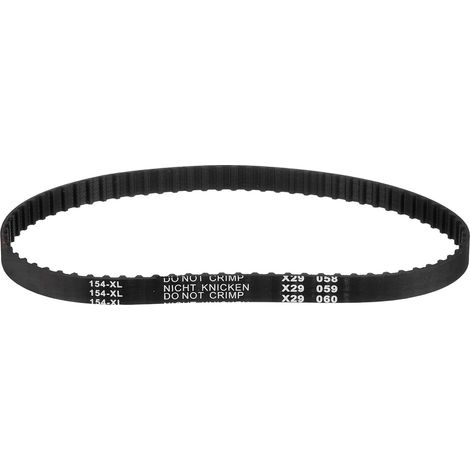 154XL 037 Timing Belt, 77 Teeth, Black Rubber Toothed Belt, 10mm Width, 5.08mm Pitch, Timing Belt for 3D Printer (1/5)