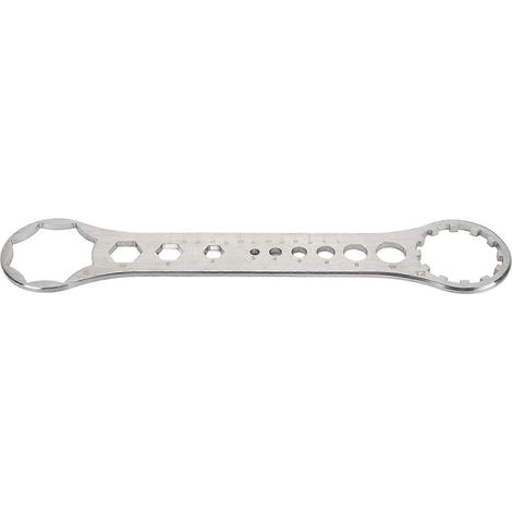 Clé à molette 8T12T en acier inoxydable pour fourche avant de vélo Suntour/RST, permettant le démontage et le montage du capuchon. Outil de réparation pour vélo Suntour/RST. (1/5)