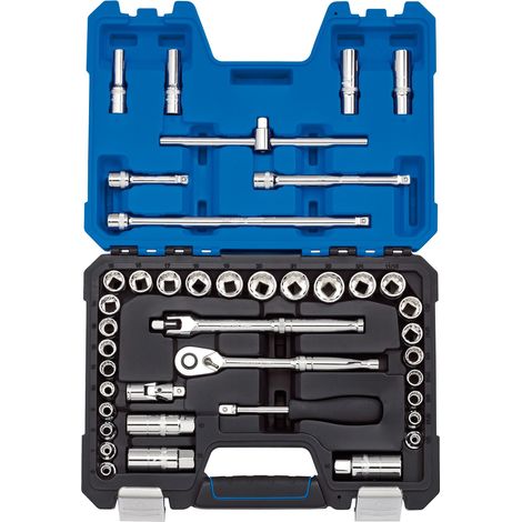 Draper 3/8 Inch Square Drive 41-Piece Socket Set with Metric and AF Sizes (Model 16465) (1/5)