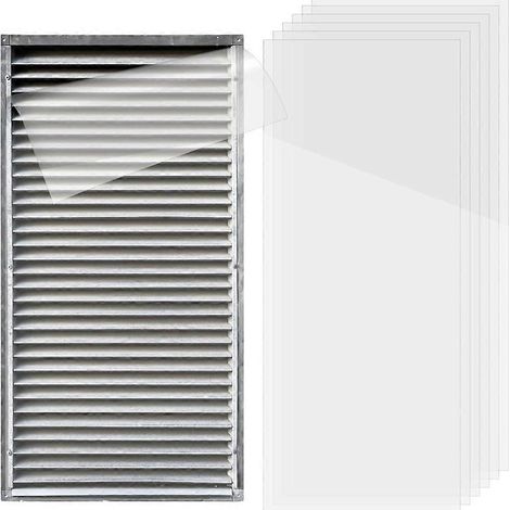 PET-Lüftungsgitter mit transparentem Klebstoff, für Lüftungsgitter aus Kunststoff, Eisen und Aluminium, für Wohnmobilböden, Wände und Decken sowie Lüftungsregister. (1/5)