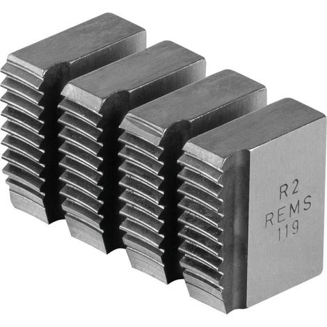 Tagliare le mascelle r 2 rems routing tubo r conico sulla destra ISO 7-1. EN 10226