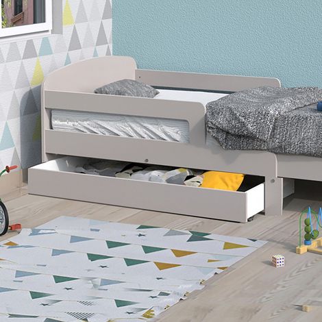 Tiroir de rangement TOBY / Gris/ 130x60x15 cm