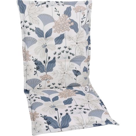 GO-DE Sesselauflage mittel 50 x 108 x 6 cm beige (1/3)