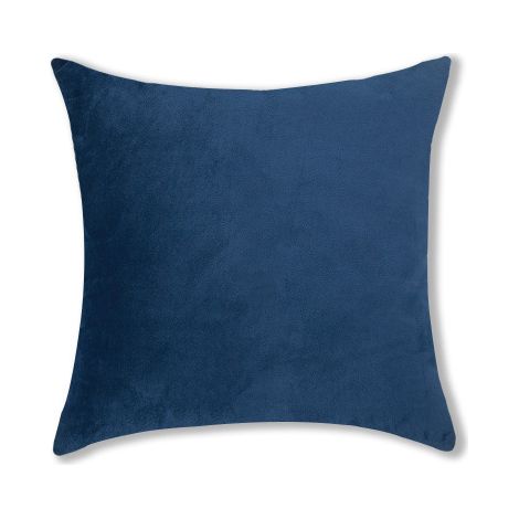 Taie d'oreiller décorative bleu marine, oreiller de canapé solide, taie d'oreiller en velours doux, match parfait pour les chaises de canapé-lit