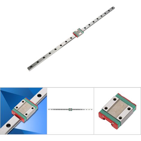 Stück Miniatur-Linearführung LML12B 12 mm breit mit Gleitschiene (Länge 450 mm) (1/5)