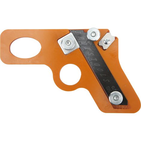 Couteau à rogner pour le travail du bois, lame en acier allié de 6 mm, rabot à bords et coins, raclage de bandes PVC, double usage