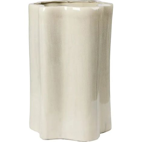 [GEBRAUCHT] B-Ware Broste Copenhagen Sonja übertopf Pflanzgefäß Blumentopf Keramik H 55 Cm Grau