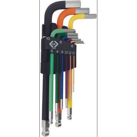 C.K Set de tournevis cruciformes Taille (métrique): 1.5 mm, 2 mm, 2.5 mm, 3 mm, 4 mm, 5 mm, 6 mm, 8 mm, 10 mm Q943782 (1/3)