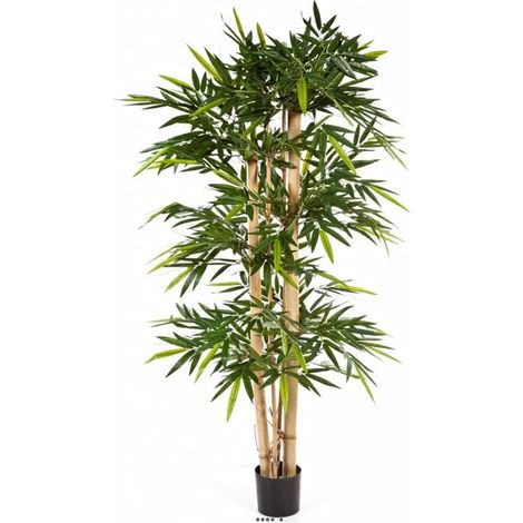 Bambou New grosses cannes H 180 cm 1152 feuilles artificiel - dimhaut: H 180 cm - couleur: Vert