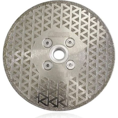 Disque diamant 125mm – Lame électroplaquée double face pour coupe pierre, marbre, granit – Utilisation à sec ou humide (1/5)