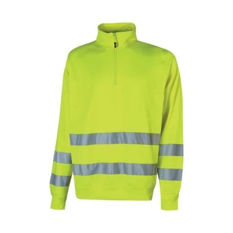 U-Power Felpa mezza zip alta visibilità Felis WHL319YF - 4XL
