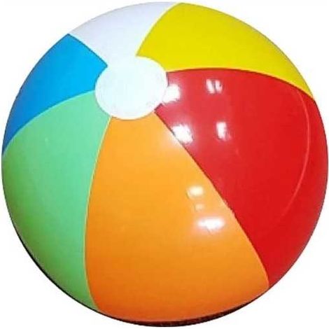 Lot de 2 ballons de plage classiques