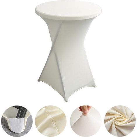 1er-Packung Stretch-Bartischdecke 80 x 110 cm Spandex-Stretch-Tischdecke elegante waschbare Tischdecke geeignet für Bars Geburtstagsfeiern und rot (1/5)