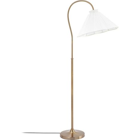 Stehlampe "Lisbeth" aus Textil für Wohnzimmer & Esszimmer von Lucande (1/5)