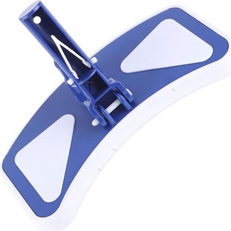 Tête Aspirateur Demi-Lune avec Brosses pour Nettoyage Précis des Parois Compatible Bassins Enterrés Sol Capture Fine des Particules (1/4)