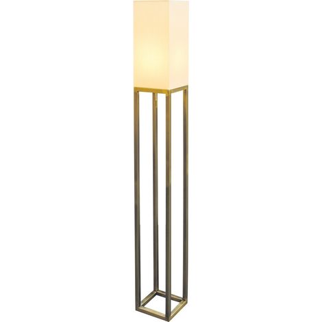 Naeve ALFA Lampadaire avec abat-jour beige 1xE27 (1/5)