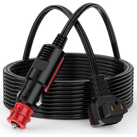 Rallonge de câble 12 V pour glacière de voiture Alpicool, Dometic, Waeco CF, CDF, ARB, ICECO, Setpower, câble de remplacement d'alimentation CC de 3 m HwyS (1/5)