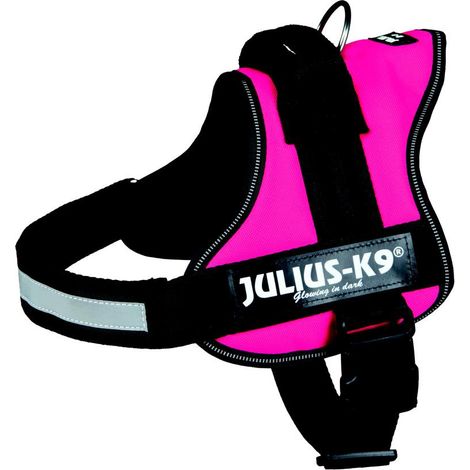 Trixie Power Julius-K9 Hundegeschirr Fuchsia M-L