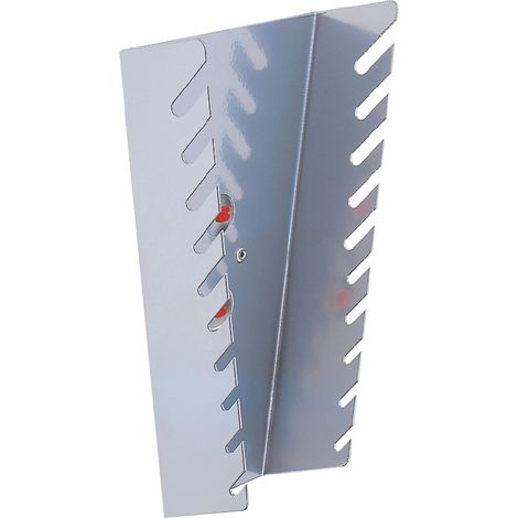 Supporto per chiavi a brugola H220xL145/75xT50mm 10 prese verticali per pannelli forati