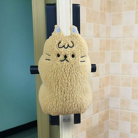 Butée de porte décorative, butée de porte en forme de chat mignon, maintient la porte ouverte, empêche les portes de claquer (1/5)