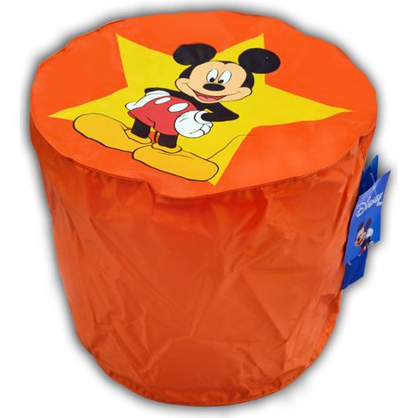 Pouf orange Mickey Mouse ø 45 cm (1/2)