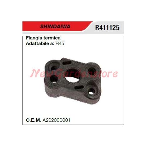 Flangia termica aspirazione SHINDAIWA motosega B45 R411125