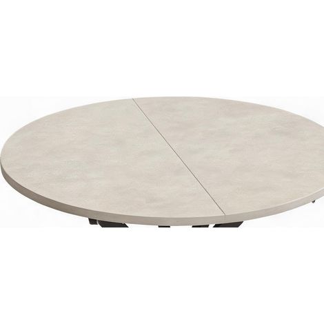 Table de salle à manger en mDF Acciaio 135 x 100 x 75 cm (1/5)