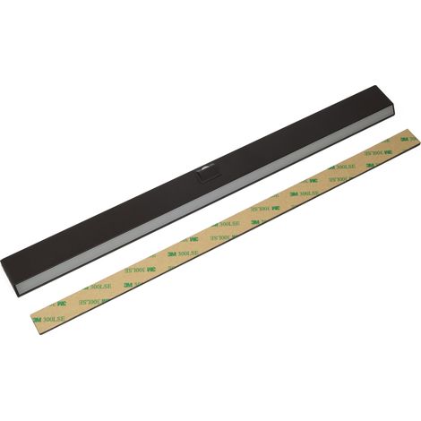 Lampe linéaire intelligente sur batterie, blanc chaud, 5 V, 1 kW, couleur du cadre : noir