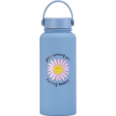 Gourde Isotherme 2025 1L Grande Capacité Portable Nouveau Modèle Sport à Ouverture Large Extérieur Femme (1/5)