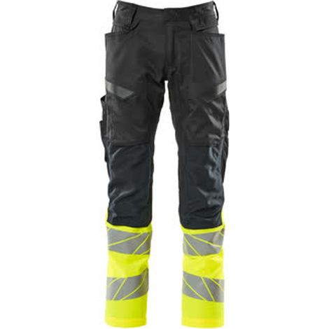 Mascot Accelerate Safe Hose mit Knietaschen 19679-236-0917 Gr. 82C68 schwarz/hi-vis gelb