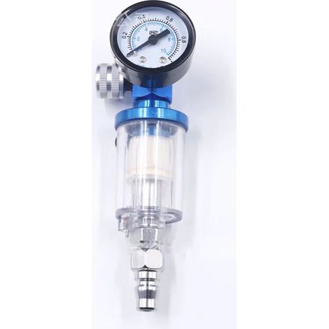 GROOFOO Pulvérisateur pneumatique à régulateur d'air et compteur + Séparateur d'huile et Filtre à eau GROOFOO (1/2)