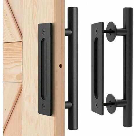 Poignée de porte de grange, poignée de porte coulissante, poignée de porte de grange robuste, poignée de porte de garage, poignée de porte, poignée de porte coulissante (1/5)