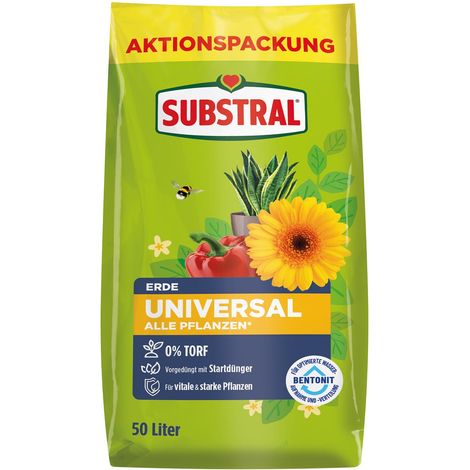SUBSTRAL® Universalerde torffrei - 50 Liter (1/2)