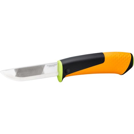 Heavy-Duty DIY Utility Knife with Integrated Sharpener and Impact Surface