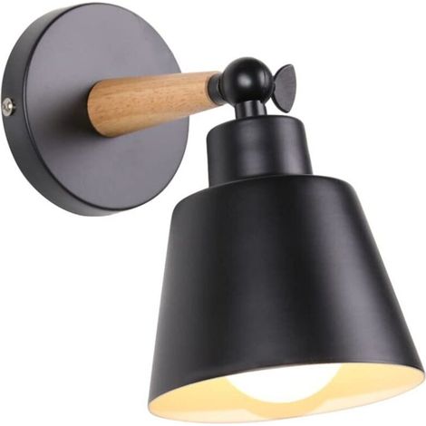 Vintage Industrial Wall Lamp, Adjustable E27 Metal Ceiling Light, Retro Wall Lamp for Indoor, Bedroom, Kitchen, Restaurant (1/5)