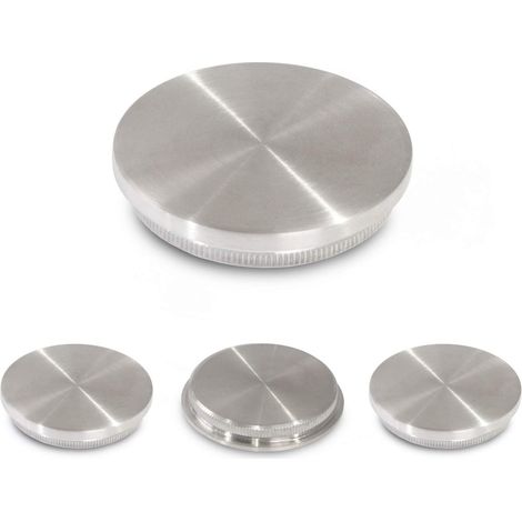 Bouchon De Tube - 1 Pièce - Acier Inoxydable V2A - Diamètre 42,4 Mm - Pour Balustrade Et Garde-corps (1/5)