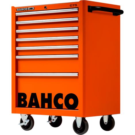 CARRO CLASSIC 26 7 CAJONES NARANJA - BAHCO