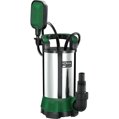 BOMBA PARA EXTRACCION DE AGUA LIMPIA 500W INOXIDABLE 17x30cm LIMPIA KOMA TOOLS (1/5)